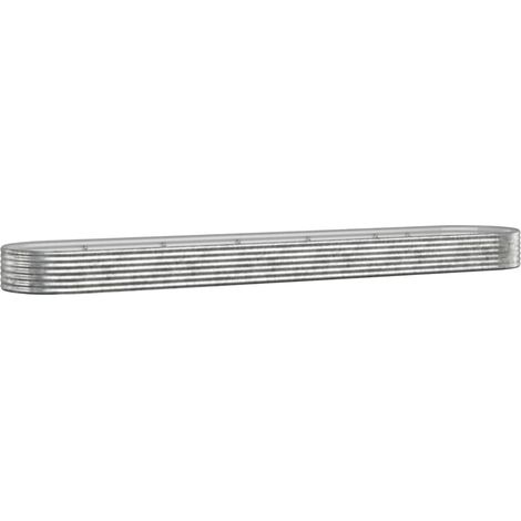 Maison Exclusive - Hochbeet Verzinkter Stahl 507x100x36 cm Silber