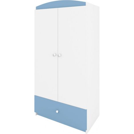 Armoire 2 portes enfant bleue Drimy (1/5)