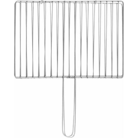 royaluxe - Barbecue en acier inoxydable pratique Barbecue maille pince Barbecue ustensile plaque chauffante cuisine extérieure Extérieur (1/4)