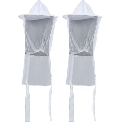 2pcs Protecteur de protection apiculteur Protecteur apiculteur avec un maillage respirant pour les chasseurs de chasseurs de pêcheurs Campeurs