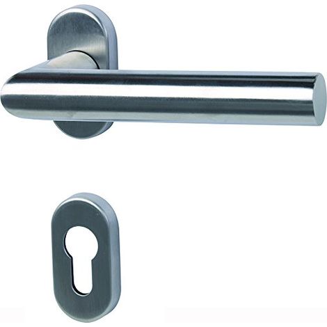 Garniture de porte Ensemble de innenhalbgarnitur DIN gauche fin de crème pour la maison et appartement porte d'entrée Poignée de porte 1, 88026470