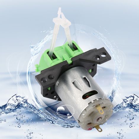 Pompe doseuse DIY à tube péristaltique pour analyse chimique en laboratoire d'aquarium (verte 12 V 13) (1/5)
