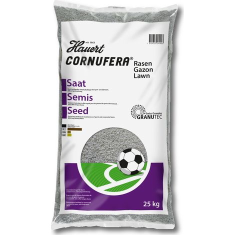 Hauert Cornufera Saat Rasendünger 25 kg Anwachshilfe Startdünger Rasenansaat