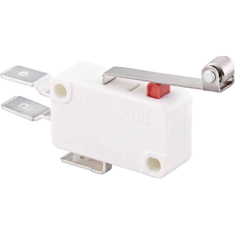 TRU COMPONENTS TC-9134624 Microrupteur 250 V/AC 16 A 1 x On/(On) à rappel 1 pc(s) (1/4)