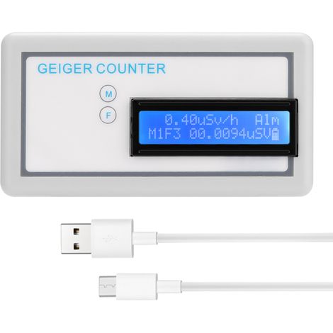 Compteur Geiger portable GMV2 avec poignée, détecteur de rayonnement nucléaire assemblé (γ, β, rayons X) avec tube Miller GM (1/5)