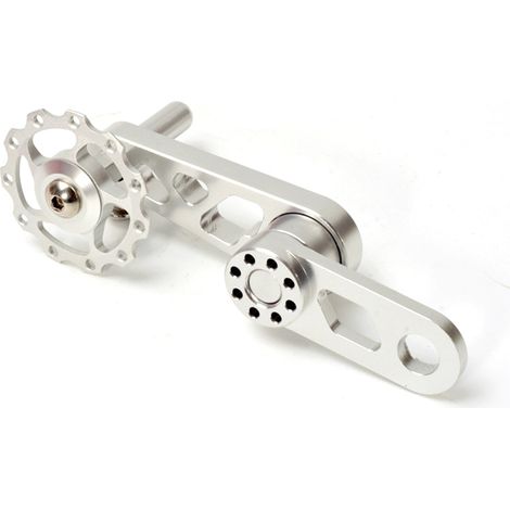 Tendeur de chaîne en aluminium pour vélo pliant, dérailleur fixe et pignon simple vitesse (1/3)
