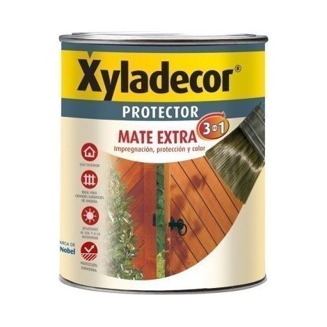 Protector prep. mad 750 ml nogal int/ext mate 3en1 xyladecor (1/7)