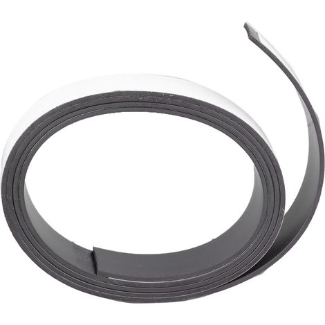 10 m Magnetbandrolle, weich, selbstklebend, leicht zuschneidbar, Magnetstreifen für Bastelarbeiten und DIY-Projekte (1/5)