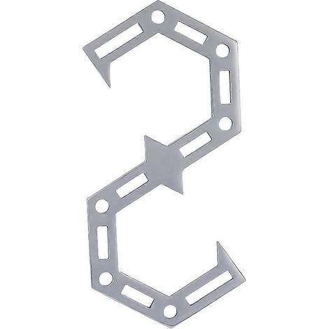 Crochet de suspension en acier inoxydable en forme de S pour le camping, les pique-niques, les casseroles, les lampes et autres ustensiles de cuisine.