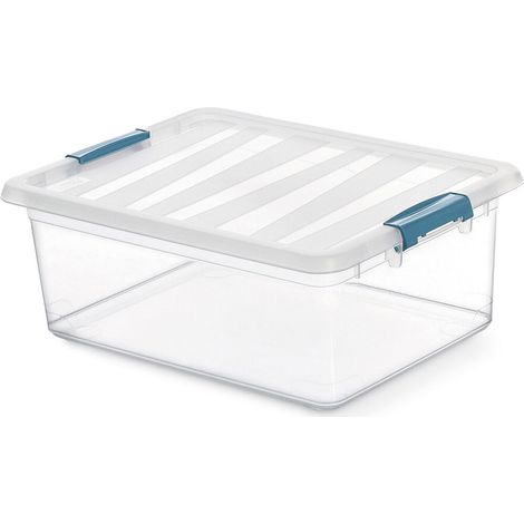 Scatola Multiuso Domopak Living Katla 39 x 29 x 15,5 cm Trasparente polipropilene 12 L