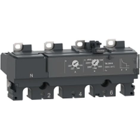 Interruptor automático NSX250 de SCHNEIDER, 200A, 4 polos, 4 rangos.