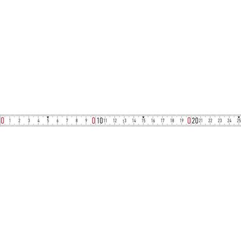 BMI Bandmaß, selbstklebend, Skalierung von rechts nach links 5 m (1/3)