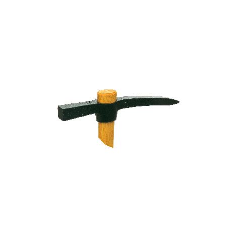 MARTELETTE TÊTE & PIC – Manche frêne PEFC – Tête 25 cm – Longueur totale 37,5 cm – Pic pour joints/crépis – Tête pour casser briques et matériaux (1/2)