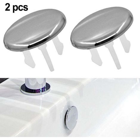 replacement covers for bathroom sink overflow hole, round ABS trim ring (1/4)