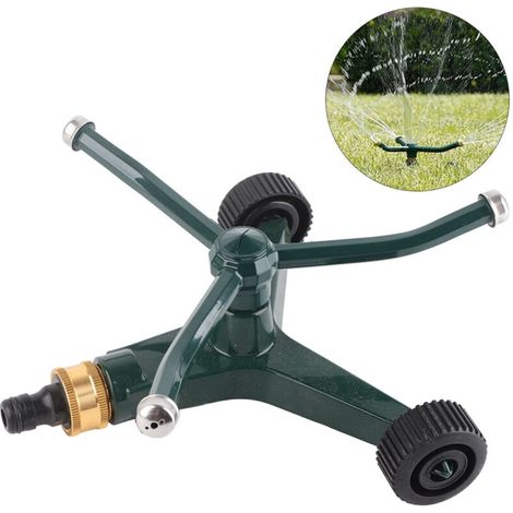 Arroseur Rotatif Trois Bras Irrigation Connecteur G3/4 Antidérapant Jardinet Économique Durable Étanche Vaste 10M Praticable Installation (1/5)