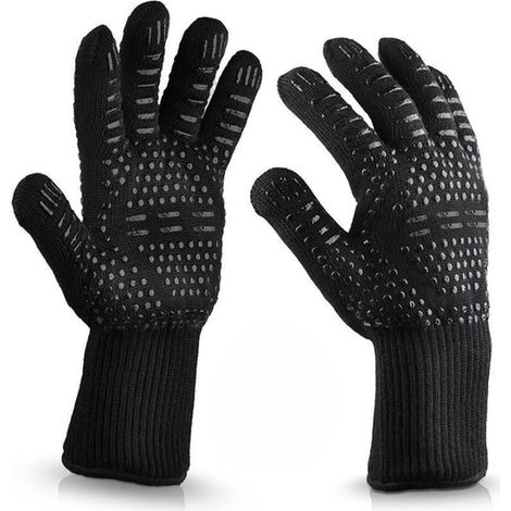 Guanti da cucina, guanti da cucina, guanti da cucina in silicone antiscivolo e resistenti al calore