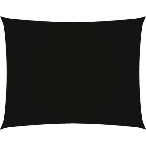 Maison Exclusive - Voile de parasol tissu oxford rectangulaire 3x4,5 m noir (1/5)