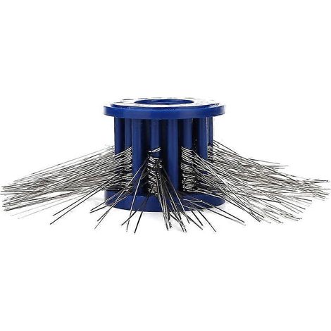 Brosses de polissage et de texturage en fil métallique pour la fabrication de bijoux, accessoire de traitement, bleues, 0,3 mm (1/5)