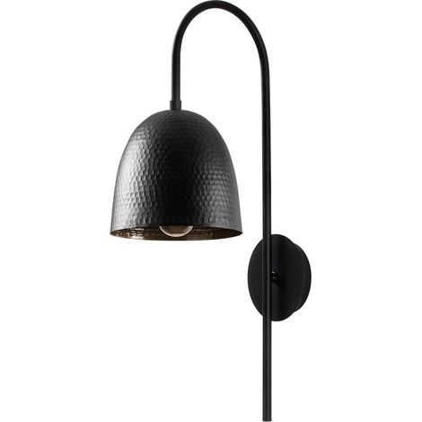 Aplique de pared Asney Negro