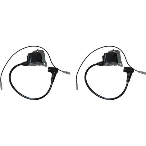 2X Ignition Coil is adapté à Husqvarna 50 51 55 254 257 261 262 266 268 272 XP tronçonneuse pièces (1/5)