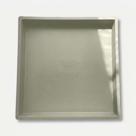 Sottovaso quadrato per esterno in polietilene - Bianco (1/2)