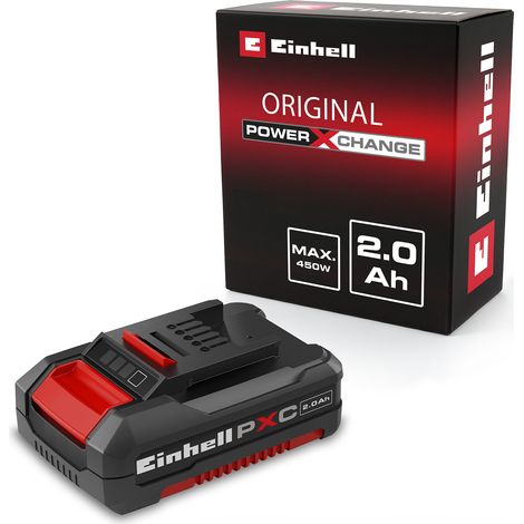 Original Einhell Akku PXC 18 V 2,0 Ah (450 W, Power X-Change, Li-Ion, ABS, LED-Anzeige, ohne Ladegerät) (1/5)