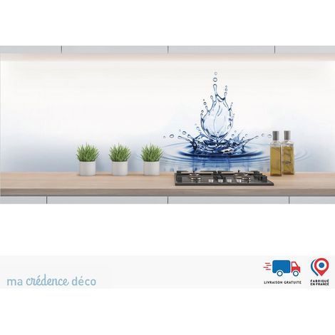 Crédence : Splash, Oranges sur fond blanc - Alu composite - 60 - 180 (1/3)