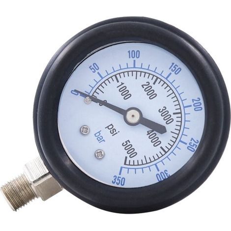 PCP Scuba Tauchen Vertikale Luftdruckmessgerät für Füllstation 350 Bar Dual Range 1/8Npt (1/4)