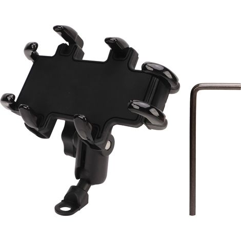 Support de téléphone pour moto, pince à 8 griffes pour fixer un téléphone portable sur un vélo. (1/5)