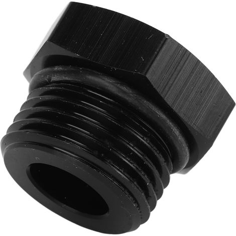 Universeller 4000 PSI schwarzer Stahl-Sechskant-Verriegelungsstecker-Adapter für AN8-Fahrzeuge (1/5)
