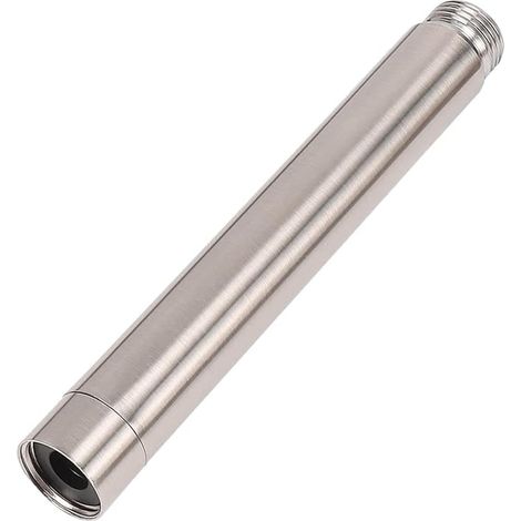 G1/2 Tuyau d'extension de douche nickel brossé,Bras d'extension en acier inoxydable,Tuyau d'extension de pommeau de douche (15 cm, nickel brossé) (1/5)