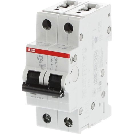 Disjoncteur S200 2P B 20 6kA  - ABB2CDS252001R0205