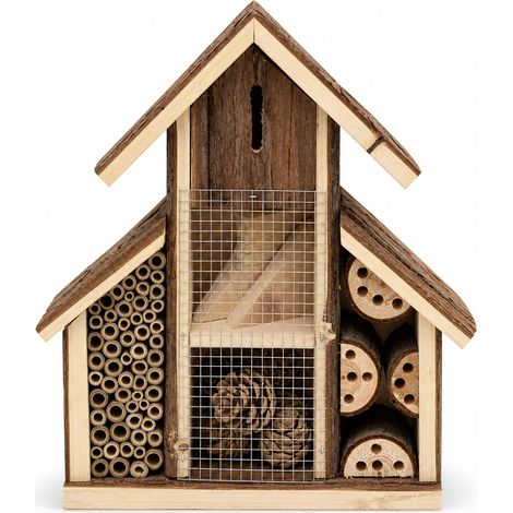 Hôtel à Insectes en Bois pour Jardin Balcon Naturel (1/5)