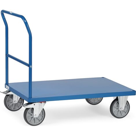 Fetra Multivario Schiebebügelwagen mit Blechplattform 1000x700mm Ladefläche (1/3)