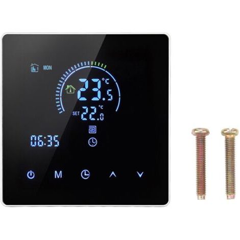 Contrôleur de température maximale 3500W, réglage de 5 à 60 ℃, Thermostat de contrôle à distance numérique LCD pour Tuya AC90V-240V, Type WIFI (1/5)