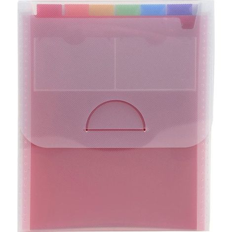 Exacompta Crystal Trieur 6 compartiments 6 positions A4 pour 200 feuilles à onglets translucide (1/3)