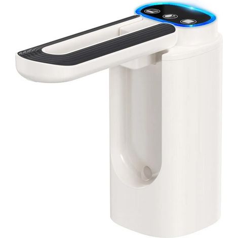 Distributeur d'eau électrique avec pompe à bouteille, pompe à cylindre pliable, distributeur d'eau électrique pour eau potable, eau purifiée, distribution d'eau, aspiration automatique d'eau, pompe à (1/5)