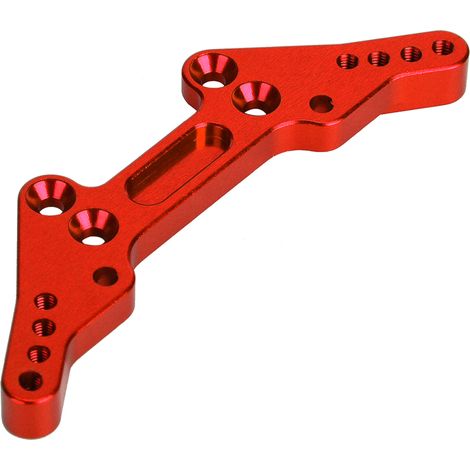 Amortisseur avant plaque de tour de choc pour HPI RS4 RC Hobby 1/10 Voiture RC Rouge (1/5)