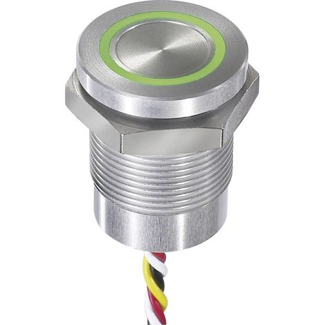 APEM CPB2110000KGSS CPB2110000KGSS Sensortaster 24 V 0.2 A tastend Grün, Rot IP68, IP69K 1 St.