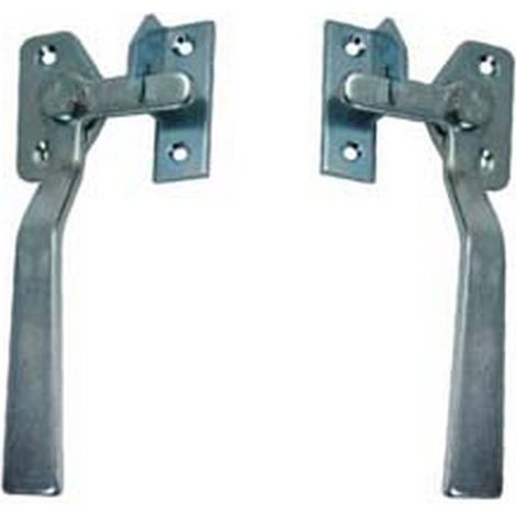 10PZ MANIGLIE A BLOCCO ACCIAIO ZINCOCROMATO - DX