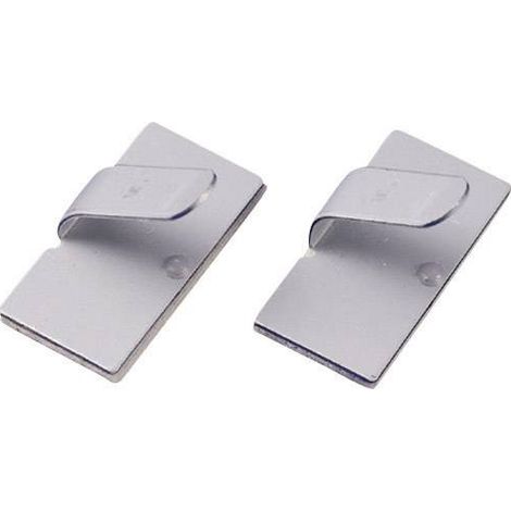 Embase de fixation Plage de Ø du faisceau: 10 mm (max) TRU COMPONENTS TC-MWCR25203 1593025 argent 1 pc(s) S027531