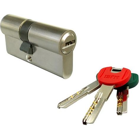CILINDRO EUROPEO IBFM 60MM (30+30) CROMO SAT CHIAVI 5+1 23063030CS
