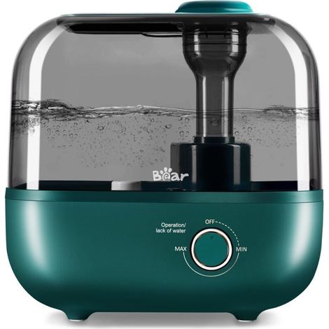 Humidificateur 5L à Remplissage par Le Haut, 28 dB Ultra Silencieux Pour Bébés et Plantes, Fonctionne Jusqu'à 35 Heures, avec Plateau D'arômes, Buse à Vapeur Rotative à 360°, Arrêt Automatique-LIAIKI (1/5)