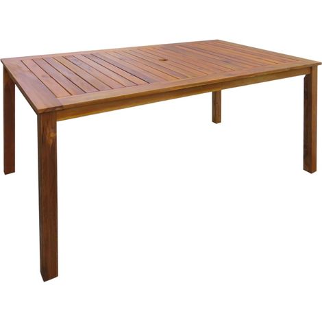 Maison Exclusive - Set da Pranzo da Giardino 7 pz in Legno Massello di Acacia (1/5)