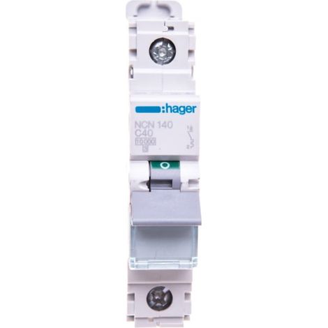 Disjoncteur 1P C 40A 10kA AC MCB NCN140
