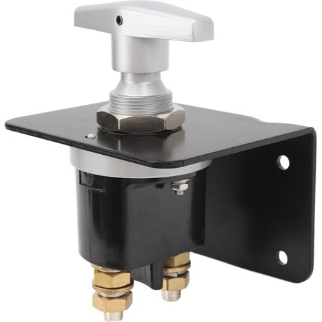 Interrupteur de coupure de batterie avec plaque de verrouillage 20247, coupe-circuit de remplacement pour voiture, camping-car, bateau, 12V à 48V (1/5)