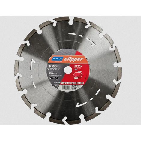 Norton tarcza diamentowa universal 350mm x 25,4mm pro beton soft ii  clipper h12