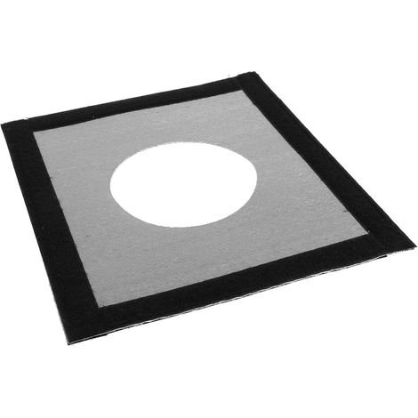 Kaminabdeckung Fiberglas Feuerfest mit Brühschutz 23x22cm