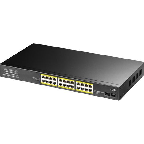 Cudy GS2024S2 switch Gestionado L2/L3 Gigabit Ethernet (10/100/1000) 1U Negro