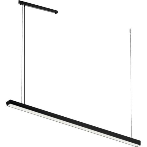 Lampada sospensione lineare HIATE 150cm nera LED 30W (1/2)